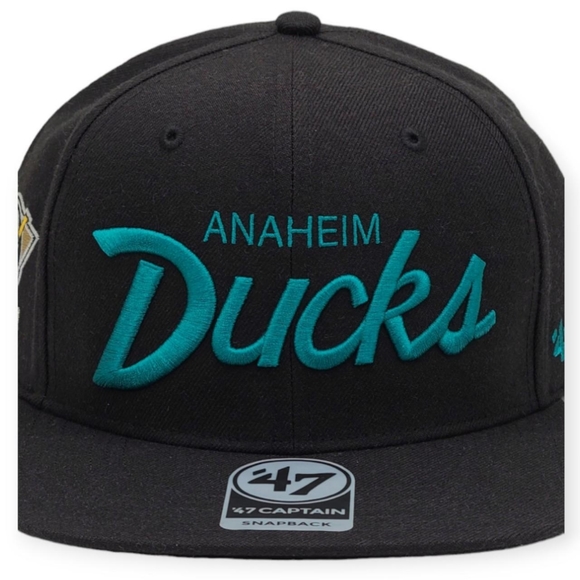 New Mens Anaheim Ducks Snapback Cap Hat - Picture 2 of 5